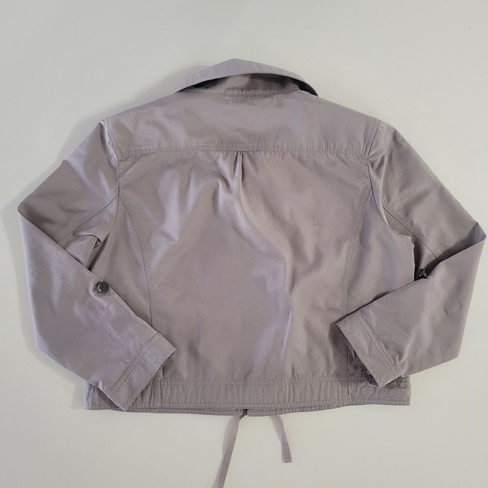 Christopher & Banks Women's Taupe Tan Lightweight Unlined Jacket - Picture 15 of 16